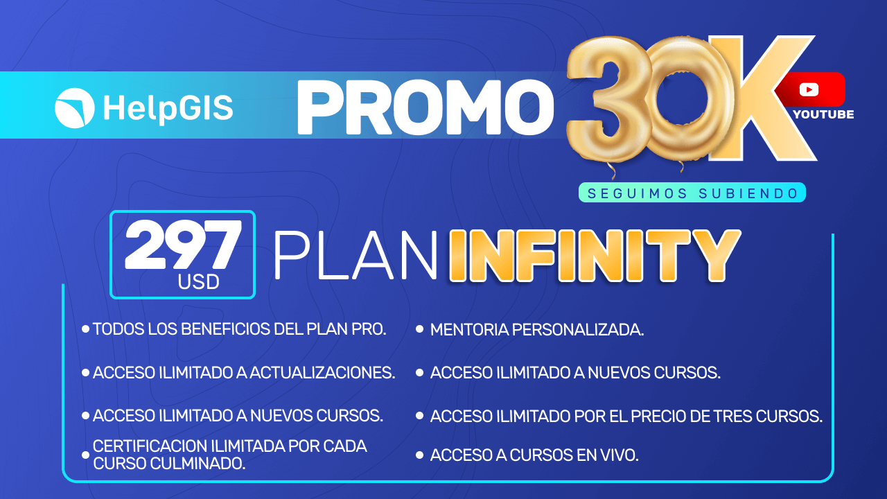 Promocion Infinity Membresía INFINITY - HelpGIS